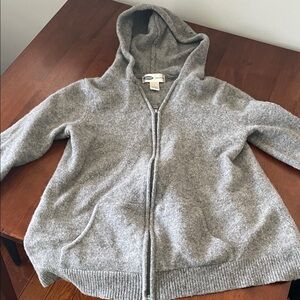 Old Navy Gray Maternity Zip Hoodie